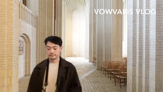 [4K] ได้มาซะที Grundtvig 's Church #Copenhagen 🇩🇰 │ VOWVARIS VLOG │