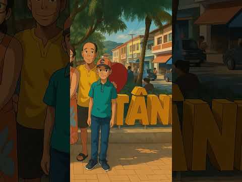 Alessandro desenho animado em viajando em  cipotanea MG com a gente