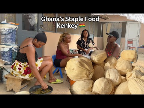 Best Authentic Ga Kenkey Recipe | corn dough | making Kenkey from Scratch step by step