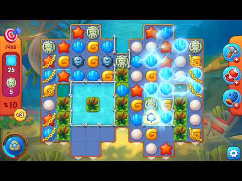 Fishdom 2022 - Challenge Level 7498   #playrix #fishdom #gaming