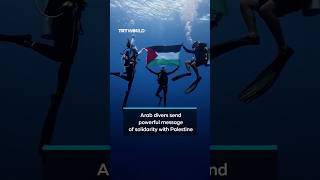 Download lagu Para penyelam Arab mengirimkan pesan solidaritas yang kuat kepada Palestina. mp3