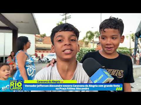 Festa das crianças Vereador Jefferson Alexandre - Praça Fátima Alexandre (Humaitá).