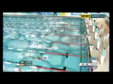 German Swimmer Cheats in Olympics