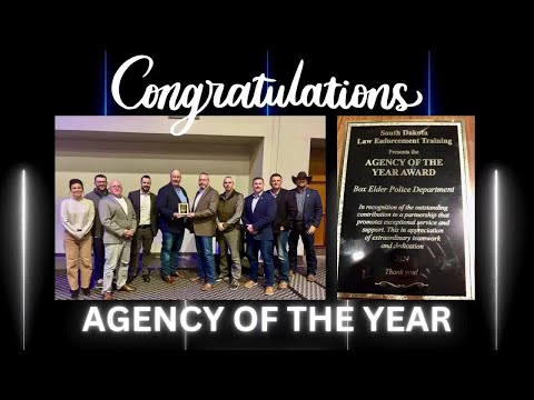 Box Elder Police Department Named South Dakota’s Agency of the Year