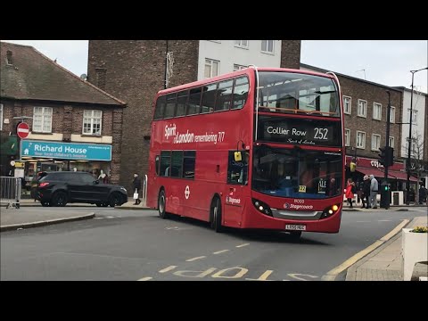 Journey on LDN Route 252 | 19000 (LX55HGC) | Stagecoach London Enviro400 10.8m Trident