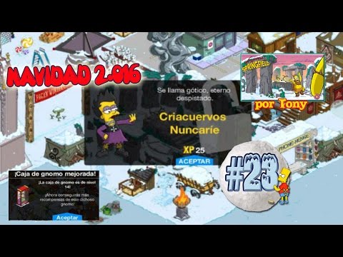 Los Simpson Springfield "Navidad'16: Cap. 23 - Criacuervos Nuncaríe y Gnomo al 14" por Tony