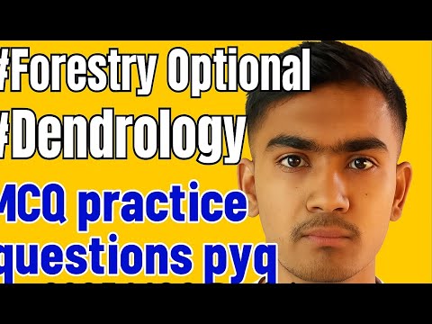 #Forestry Optional #Dendrology identification,and Characteristics of Trees #forestrangeofficer MCQ 