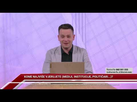 TV REPLIKA 11.03.2021. - KOME NAJVIŠE VJERUJETE (MEDIJI, INSTITUCIJE, POLITIČARI...)?