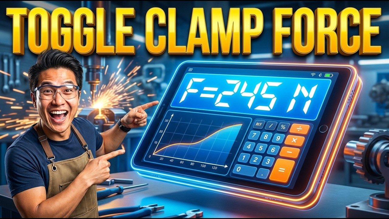 Toggle Clamp Force Interactive Calculator