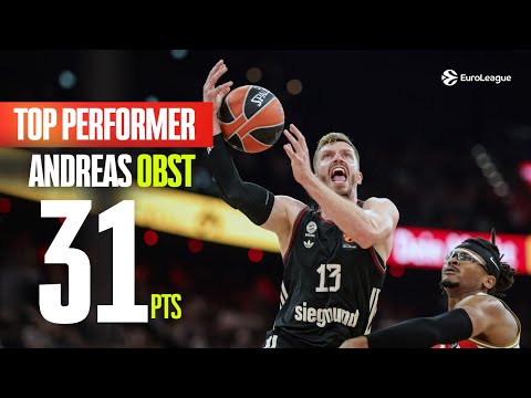 31 Points, 9 Threes | Andi Obst’s UNSTOPPABLE Night | Bayern vs Crvena Zvezda