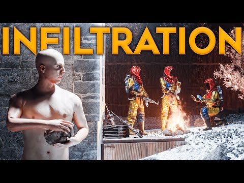 STEALING a CLANS BASE on FORCE WIPE - Solo Rust