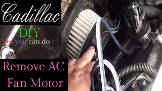 Cadillac Northstar - How to replace AC fan Blower motor | what mechanics wont tell you | DIY