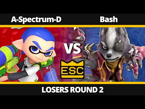 ESC 14 Losers Round 2 - A-Spectrum-D Vs. Bash - SSBU Local Tournament