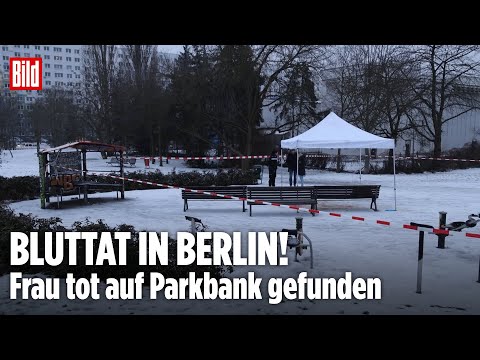 MORD IN BERLIN: Frau tot auf Spielplatz gefunden – Polizei nimmt Verdächtigen am Tatort fest