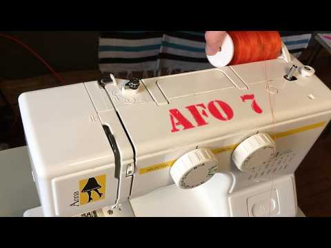 threading a sewing machine