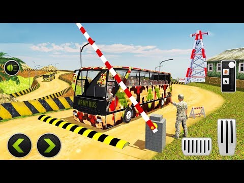 Offroad New Army Bus Driver 2019: Transport Missions - Android Gameplay
