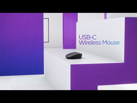 Belaidė pelė Lenovo Go USB-C, Audros pilkumo spalva video