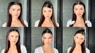 QUICK & EASY CUTE HAIRSTYLES *heatless*