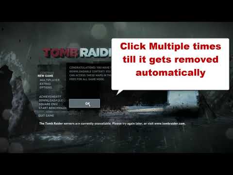 [100% Fixed] Tomb raider  Congratulation popup error | DIY | Feat. Jhol-Wol