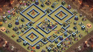 【クラクラ】我妻ぷー逸さんのスーサイドラバルーン TH14全壊