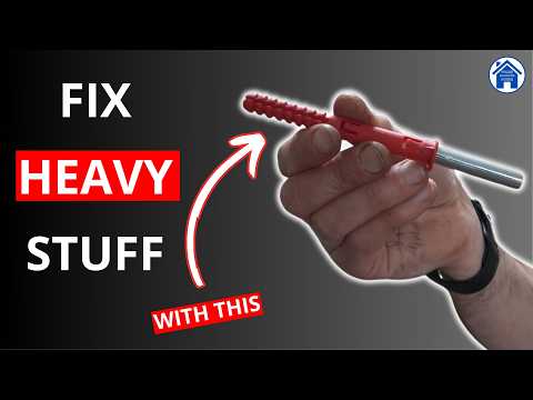 How to FIX to DOT & DAB PLASTERBOARD. Strongest drywall fixing. Corefix plug & screw. Timco plugs.