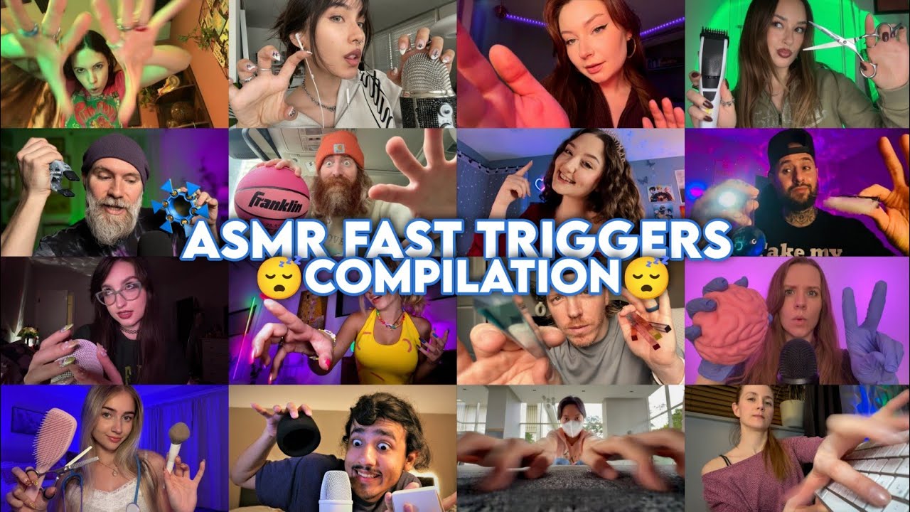 ASMR Fast & Aggressive Compilation | Random Triggers ASMR