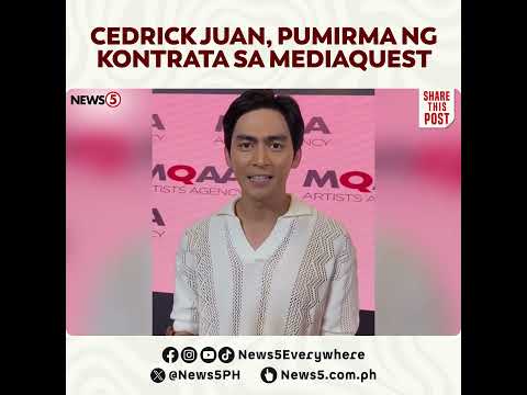 Cedrick Juan, bagong Kapatid matapos pumirma ng kontrata sa MediaQuest
