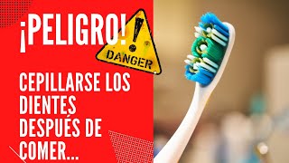 CEPILLARSE LOS DIENTES DESPUÉS DE COMER, ¿CUÁNTO TIEMPO DEBO ESPERAR PARA HACERLO