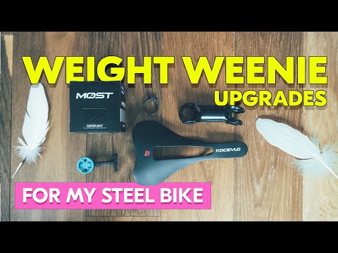 Sub 7kg bike upgrades. Lightweight components for my steel road bike.
