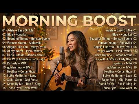 Best Acoustic Covers of Popular Songs💕 – Morning Boost | Billie Eilish, Pink Sweat$, Adele
