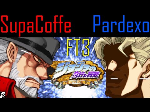 JJBA: Heritage for the Future - SupaCoffe [Old Joseph] vs Pardexo [Shadow DIO] (Fightcade FT3)