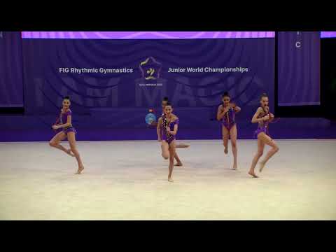 Greece (GRE) - 2023 Rhythmic Junior Worlds Qualifications 5RO Group