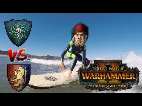 Vampire Coast vs Bretonnia | COASTING LIVE - Total War Warhammer 2