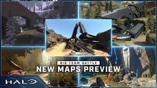 BIG TEAM BATTLE New Map Previews | Halo Infinite