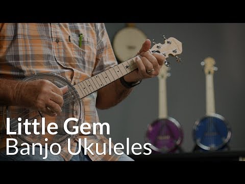 Little Gem (Diamond): See-Through Banjo-Ukulele with Bag Little Gem (Diamond): See-Through Banjo-Ukulele with Bag