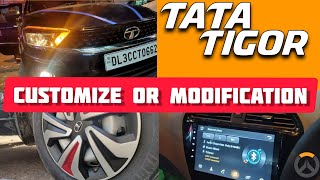 Tata Tigor XE Modification converted into XZ under 40k | Digital Car Shringar Karol Bagh | Carkhana