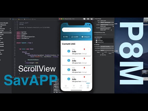 SavApp   Info ScrollView  SwiftUI