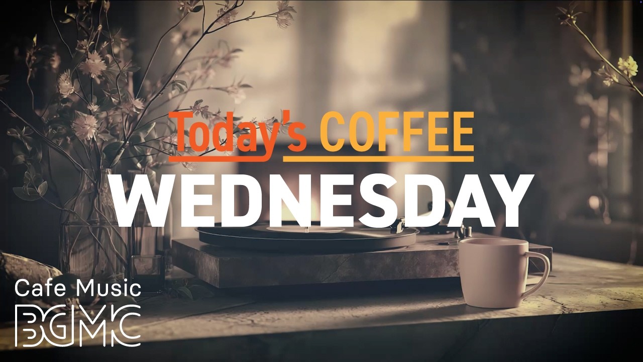 WEDNESDAY COFFEE: Relaxing Jazz Piano at Vintage Café ☕ Smooth Music for Study, Work & Calm Focus