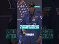 Victor Glover's first words after touching the moon #Faith #NASA