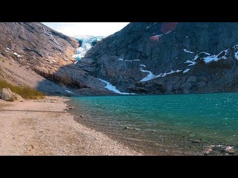 2021 May Briksdalsbreen Glacier Briksdalen Oldedalen Stryn Norway 4k