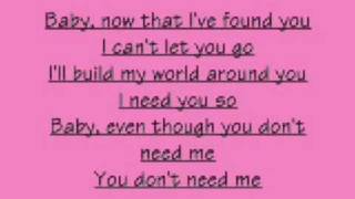 The Foundations- Baby, now that I found you (Lyrics)