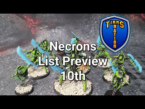 First Necrons List Of 10th!