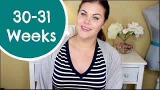30 - 31 Weeks Pregnant - travel, low kick count, stretch marks |