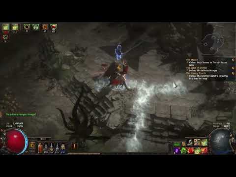 Path of Exile: First time fighting The Infinite Hunger