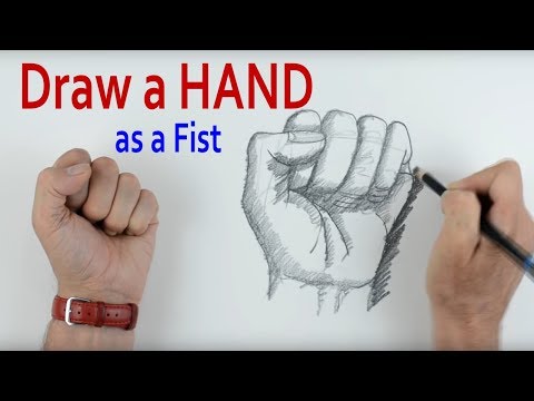How to Draw a Hand PART 3 Fist