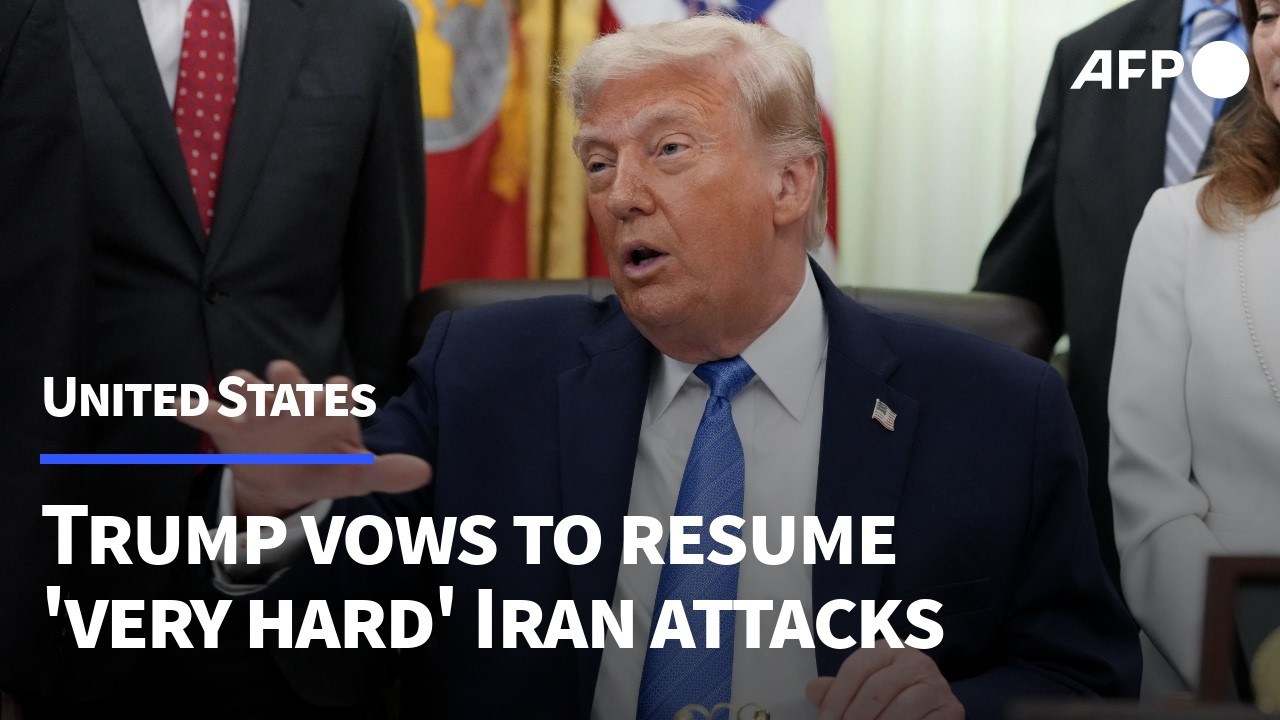 Video | Trump vows attacks on Iran after 'playing us for suckers' | AFP