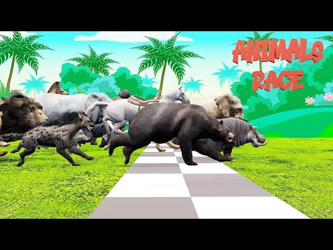 Race of the Giants: Epic Forest Challenge for 44 Wild Animals!