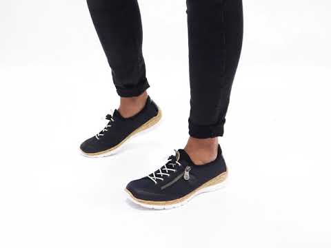| Shuperb™ Rieker N4263-14 Ladies Casual Trainers Pacific/Marine