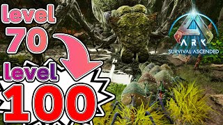 【ASA】メガテリで楽勝レベル上げ【公式PvE_01】