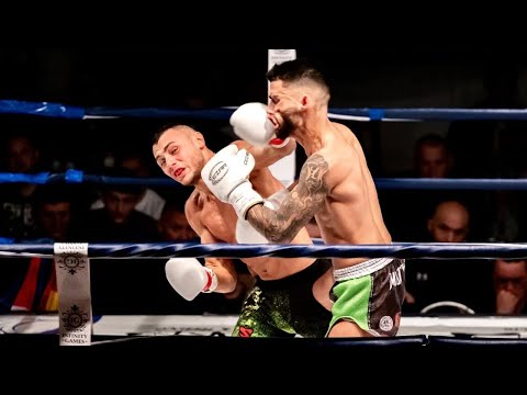 Vlad Trif si-a trimis adversarul in lumea viselor. Lovitura devastatoare in meciul Romania - Ungaria